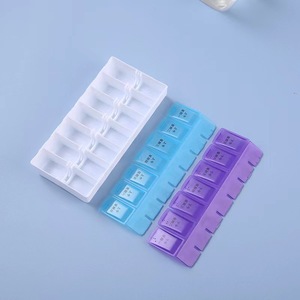 Wholesale Plastic <b>Storage</b> <b>Box</b> Organizer Morning and Night Pill Holder Travel Medicine Portable - Product Image 4