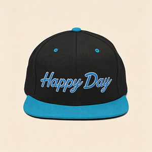 Casquette de baseball personnalisée à visière plate pour hommes et femmes, brodée, réglable, pour l'extérieur - Product Image 2