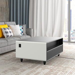 Enfriador de muebles inteligente y mesa fría, altavoces integrados y estaciones de carga inalámbrica - Product Image 5