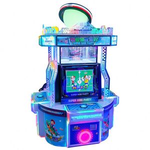 Máquina de Videojuegos Arcade Super Bobi Party, Operada con Monedas, para 4 Jugadores, con Recompensas de Tickets y Regalos, Construcción de Metal y Plástico 1 - Product Image 1
