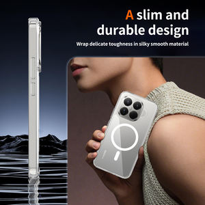 Pour <span class=keywords><strong>Redmi</strong></span> Note15 15 PRO + A5 15C 15 <span class=keywords><strong>Xiaomi</strong></span> 17 15T POCO F8 ULTRA M8 <span class=keywords><strong>X8</strong></span> Aimant N52 MagFit Coque HQ Transparente Anti-jaunissement - Product Image 5