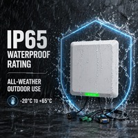 Lector RFID de Control de Acceso Avanzado con Función de Bloqueo de Contraseña, RS232 WG26, Relé, Sistema de Gestión de Vehículos