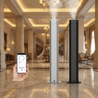 Diffuseur d'huiles essentielles électrique sans eau en métal de 500 ml pour hall d'hôtel, sur pied, avec contrôle intelligent par application, pour usage domestique
