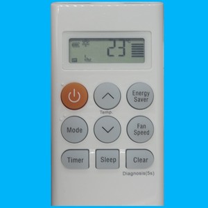 Télécommande de climatiseur Crystal Pearl Tianhong AKB73598009, version anglaise, blanche, portée 8m - Product Image 1