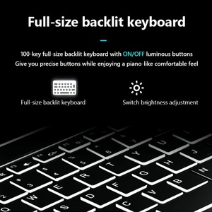 Intel Celeron 5205u máy tính xách tay 15.6 "Slim xách tay máy tính xách tay cho văn phòng kinh doanh SSD Win10 PC - Product Image 2