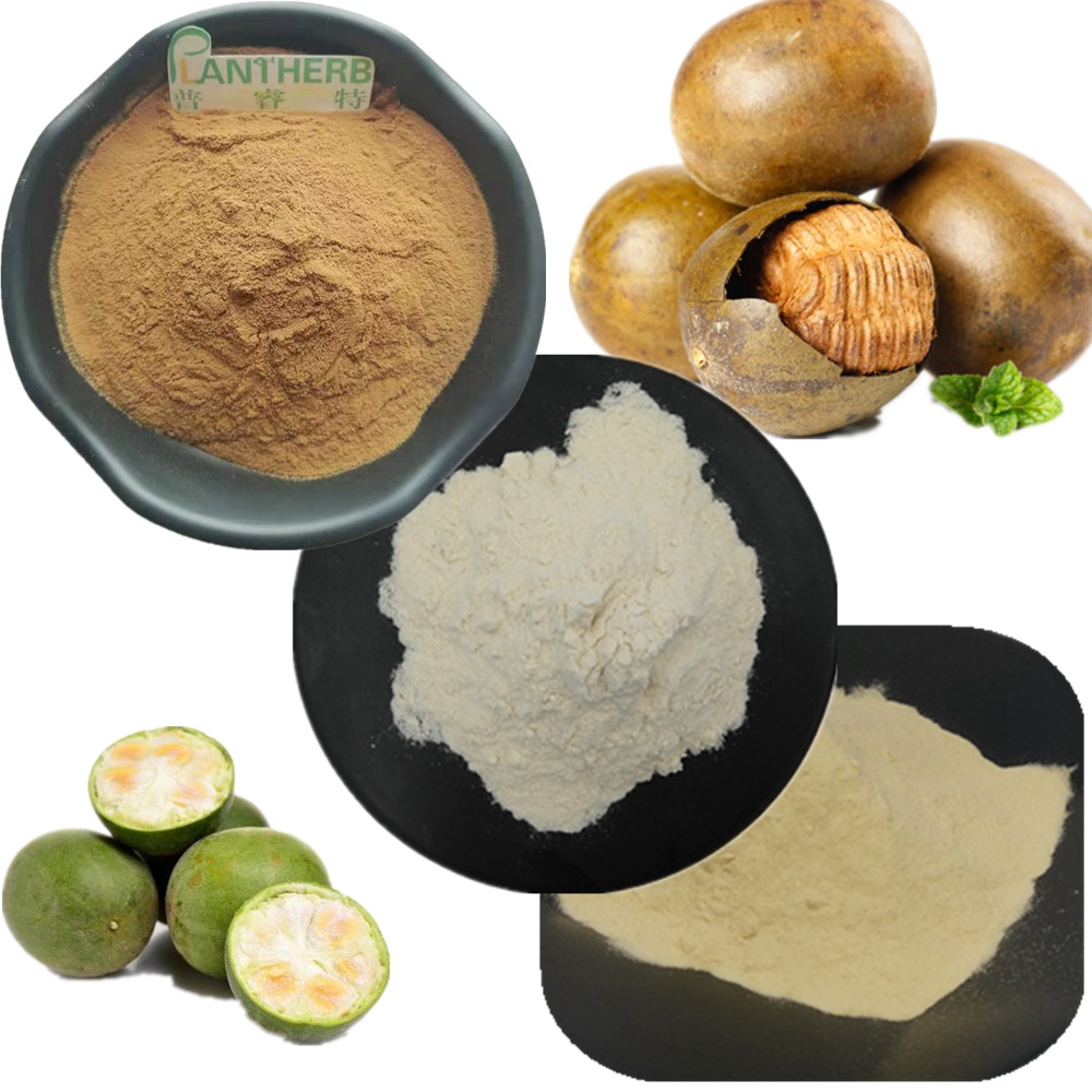 Factory Food Grade Sweetener Mogroside v Monk Fruit Extract Mogroside V50% Migrosides V Powder CAS 88901-36-4