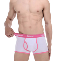 Sous-vêtements pour hommes en coton, caleçons et boxers, livraison directe d'usine, logo personnalisé, sous-vêtements respirants, ceinture élastique douce