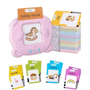 Carte parlante pour enfants Vente en gros Anglais Français Espagnol Arabe <span class=keywords><strong>Allemand</strong></span> 112 Cartes de lecture Machine d'apprentissage éducatif - Product Image 5