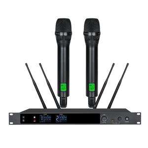 Microphone sans fil UHF professionnel à main avec écran LCD, utilisé pour le chant et les spectacles de bar - Product Image 1