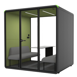 Cabina de oficina insonorizada para 4 personas, directa de fábrica, cabina acústica para conferencias, para espacios de trabajo abiertos - Product Image 2