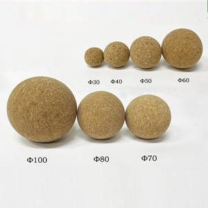 Custom Eco-Friendly Solid Cork Yoga Single Massage <strong>Ball</strong> for Body FitnessArm <strong>Leg</strong> Hand Foot Relaxation and <strong>Exercise</strong> Inspired - Product Image 6