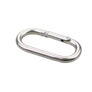 Sendiri merek lurus Gate Oval Snap Hook <span class=keywords><strong>Carabiner</strong></span> Stainless Steel Custom baru datang - Product Image 5