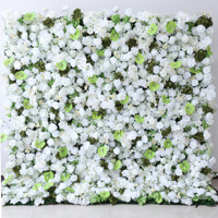 Bloemenwand Foto Achtergrond Kunstzijde 5D Bloemen Wand Bruiloft Verjaardag Babyshower Feestdecoratie