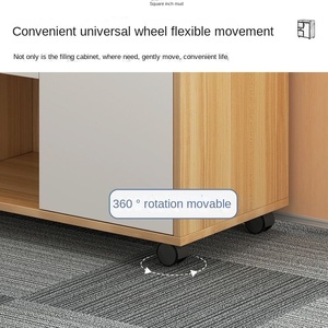 Modern Style Tea Cabinet Wheels <strong>Small</strong> Mobile Kitchen <strong>Storage</strong> <strong>Cupboard</strong> for Microwave Oven Tea Table Sideboard Household <strong>Storage</strong> - Product Image 3