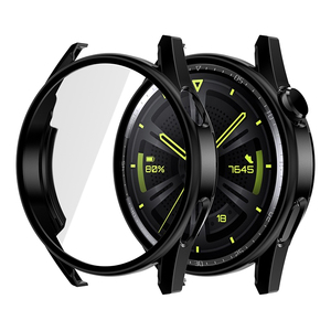 Cristal + funda para <span class=keywords><strong>Huawei</strong></span> <span class=keywords><strong>Watch</strong></span> 3 Pro GT2 <span class=keywords><strong>GT3</strong></span> <span class=keywords><strong>42mm</strong></span> 46mm, Protector de pantalla templado para <span class=keywords><strong>huawei</strong></span> <span class=keywords><strong>GT3</strong></span> Pro GT2E - Product Image 3
