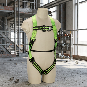 Harnais de sécurité ajustable pour le corps entier, ceinture de protection contre les chutes industrielles, ceinture de taille, de jambe et de poitrine avec anneau en D pour la construction et le sauvetage - Product Image 3