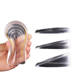 Solette Trasparenti Invisibili per Aumentare l'Altezza, Non Appiattibili, con Cuscinetti in Silicone Antiurto e Antiodore - Product Image 2