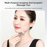 Couteau de massage facial, stylo gratte-fascia, outil de drainage des méridiens, bâton de beauté pour les yeux et le visage, bâton de pression des points d'acupuncture, tige de relaxation des tendons