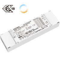 Driver LED à courant constant CCT Zigbee SKYDANCE 9-42VDC 2CH 150-500mA 12W, alimentation LED pour downlight CCT DB-12-150-500-2ZB