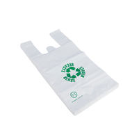 Vente en gros de sacs en plastique écologiques pour supermarché sacs en plastique de t-shirt sacs en plastique de qualité épaisse et bon marché