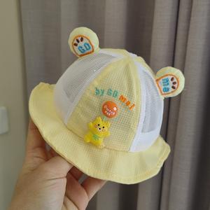 Otoño primavera nuevos estilos sombreros de bebé <span class=keywords><strong>para</strong></span> niños niñas lindos bebés niños pequeños verano fino sombrilla lavabo sombreros tela <span class=keywords><strong>para</strong></span> recién <span class=keywords><strong>nacidos</strong></span> - Product Image 3