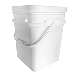 1L 2L 3L 4L 5L Mini-Plastik eimer Recycelbare Materialien Rechteckiger 5 Gallonen wieder verwendbarer Plastik eimer mit Griff - Product Image 2