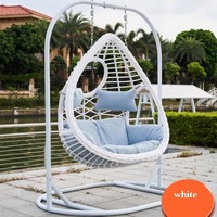 Chaise à bascule en rotin, fauteuil paresseux d'intérieur et d'extérieur, panier suspendu, balcon, cour, double suspension, moderne, offre spéciale
