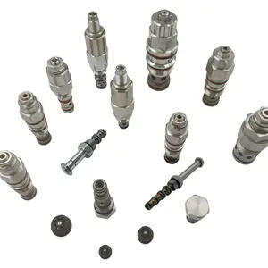 Высокопроизводительные гидравлические клапаны для масляного потока ввинчивающегося картриджа, детали для строительной техники