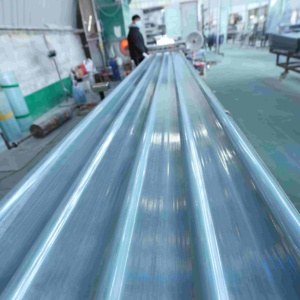 แผ่นหลังคาไฟเบอร์กลาสโปร่งแสงโปร่งแสงโปร่งแสงใสลอน1.5มม. 2มม. 2.5มม. 3มม. สำหรับหลังคา - Product Image 2