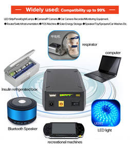 Mini <span class=keywords><strong>ups</strong></span> güç kaynağı 12v lifepo4 pil paketi 9v 5v usb yedek şarj edilebilir lityum piller mini <span class=keywords><strong>ups</strong></span> için wifi yönlendirici - Product Image 2