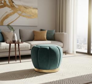 Taburetes y Otomanas Modernos Contemporáneos, Muebles con Asientos Acolchados y Reposapiés para Sala de Estar, Dormitorio, Salón, Hotel e Interiores - Product Image 3