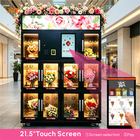 Máquinas Expendedoras de Flores y Regalos con Pantalla Táctil y Pago con Tarjeta de Crédito, Servicio 24 Horas XY