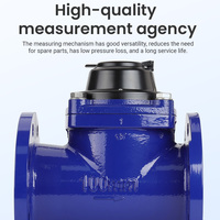Compteur d'eau à bride en fonte robuste de 3 à 12 pouces, classe ANSI 125/150, pour applications industrielles et commerciales