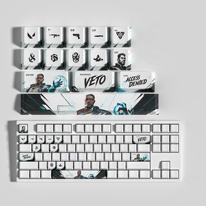Ensemble de 14 touches PBT Dye-Sub, style VLRNT, profil Cherry Omen/<span class=keywords><strong>Iso</strong></span>/Sage, pour clavier mécanique de jeu - Product Image 4