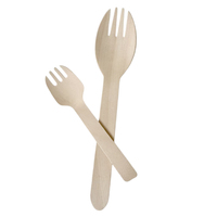 Ensemble de couverts jetables en bois pour desserts, mini-cuillères, fourchettes et couteaux, pour pâtisserie, boulangerie, événements de dégustation, mariage et traiteur
