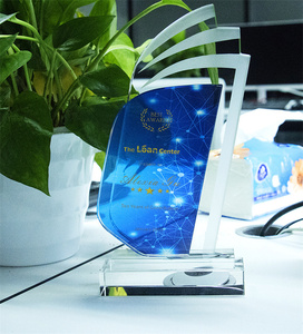 Trophée en cristal de voilier 3D K9 coloré, fait main, nouveau design, souvenir tendance, récompense personnalisée <span class=keywords><strong>ABAN</strong></span> CRYSTAL 2025 - Product Image 6