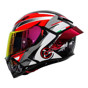 Mũ bảo hiểm xe máy fullface cao cấp bán trực tiếp từ nhà máy, kiểu dáng thời trang, có kính chắn gió kép, đạt chuẩn DOT, chất liệu ABS, kiểu Casco - Product Image 5