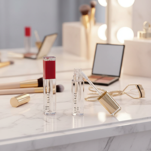 Nuevo Tubo de Brillo Labial Transparente de Lujo con Logotipo Personalizado 2026, con Aplicador Grande, para Empaque de Brillo Labial Líquido de Marca Privada - Product Image 1