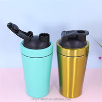 Gobelet à protéines personnalisé en acier inoxydable 500 ml, anti-fuite, pour la salle de sport, le fitness, le camping, les adultes, OEM ODM, écologique, réutilisable