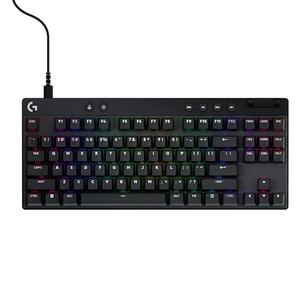 <span class=keywords><strong>Clavier</strong></span> de jeu filaire <span class=keywords><strong>Logitech</strong></span> <span class=keywords><strong>G</strong></span> <span class=keywords><strong>PRO</strong></span> X TKL Rapid Tenkeyless LIGHTSYNC <span class=keywords><strong>Clavier</strong></span> filaire à éclairage RVB avec commutateurs analogiques magnétiques - Product Image 1