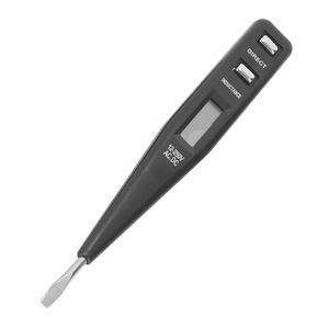 Testeur de tension numérique 12V 250V AC/DC avec écran LCD pour usage domestique - Product Image 1