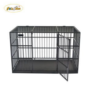 Toptan açık üst Metal köpek sandık kulübesi anti-çıkarılabilir tepsi ile büyük köpek kafesi çiğnemek - Product Image 2