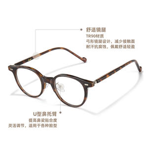 Gafas de Moda D003 TR90 con Protección Anti Luz Azul, Montura Unisex Ovalada, Lentes de Resina, Gafas de Lectura - Product Image 5