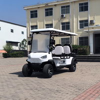 Voiturette de golf électrique tout-terrain tendance certifiée CE, capacité 500 kg+, vitesse 30-50 km/h, autonomie 70-90 km, 3-4 places, à vendre aux Émirats arabes unis