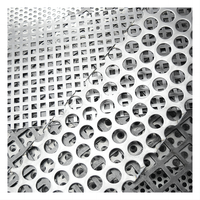 Tôles perforées hexagonales d'estampage d'usine avec revêtement de surface disponible en différentes couleurs