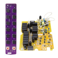 Remote Kontrol Radio Industri 12 Tombol Kecepatan Ganda Tahan Banting IP67 dengan Tombol Stop Darurat Bersertifikasi CE untuk Overhead Crane Hoist