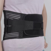 Ceinture de soutien lombaire réglable avec sangles de compression doubles pour soulager les douleurs du bas du dos