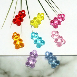 Gioielli di moda per bambini <span class=keywords><strong>con</strong></span> Glitter lucenti <span class=keywords><strong>collana</strong></span> di accessori per cartoni animati <span class=keywords><strong>con</strong></span> ciondolo in plastica in resina colorata - Product Image 2
