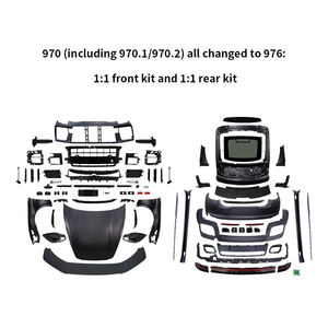 Kit Carrozzeria Tegarry per <span class=keywords><strong>Porsche</strong></span> 970 <span class=keywords><strong>Modelli</strong></span> 2009-2016, Aggiornamento 976, Nuovo Kit Carrozzeria Migliorato, Paraurti Anteriore e Posteriore, Tutto 1:1 - Product Image 3