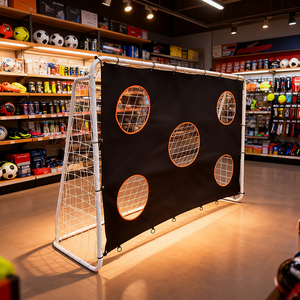 Porterí<span class=keywords><strong>a</strong></span> de fútbol portátil de combinación de gran oferta para porterí<span class=keywords><strong>a</strong></span> de fútbol plegable con marco de patio trasero - Product Image 1